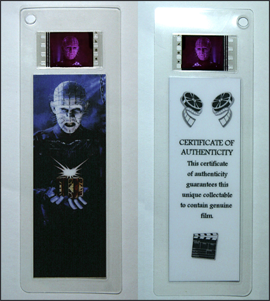 Hellraiser Pinhead Film Cell Bookmark